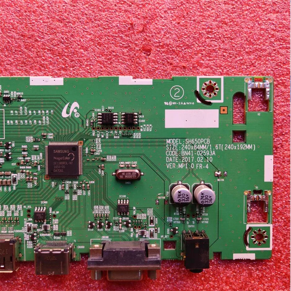 Хорошее прохождение теста для samsung BN41-02593A BN41-02593 SH650PCB LS24H650FDKXKR MV238FHM-N10 LS24H650F материнская плата