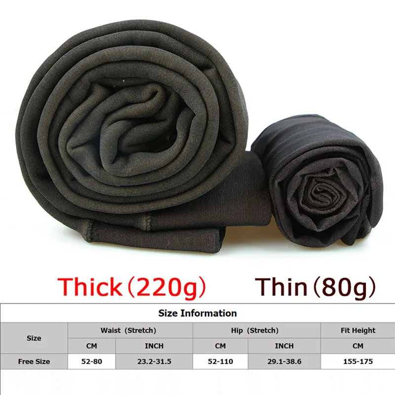 Normov Winter Warm Pantyhose Women Super Elastic Black Slim Pantyhose For Women Casual Fashion Plus Velvet Thick Tights