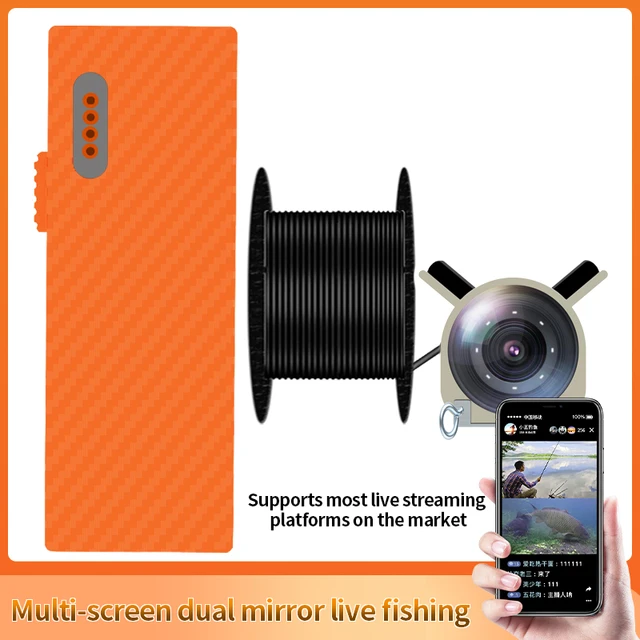 TiKToK Live Underwater Fishing Camera 30M Special Line 1080P with