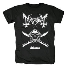 7 дизайнов норвежская группа Mayhem Camiseta рок брендовая рубашка 3D череп фитнес Hardrock тяжелый черный металл хлопок Панк Смерти
