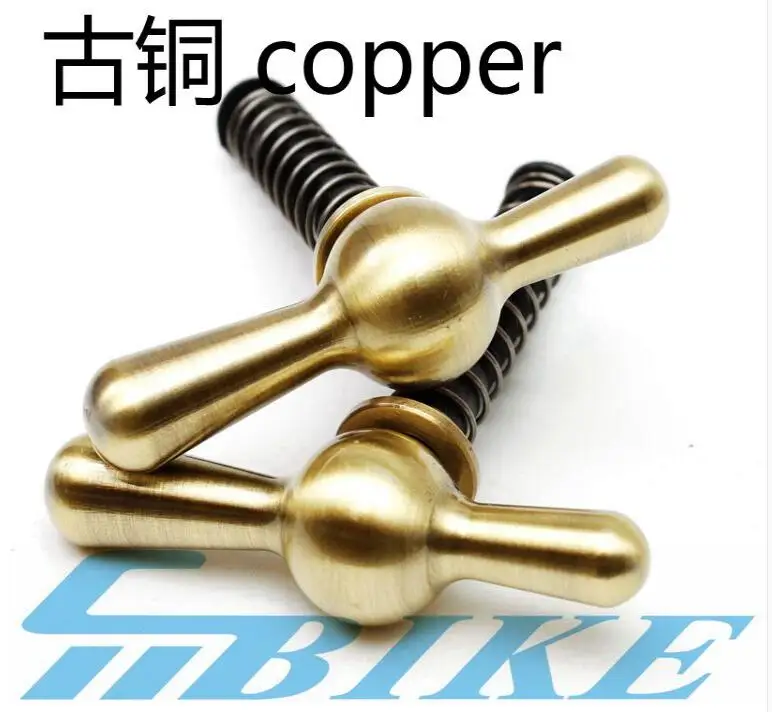 copper-S 1pair 7 цветов велосипедные шарнирные зажимы и шарнирные рычаги(ограничительная гайка) для Brompton BMX велосипедная Рама БЫСТРОРАЗЪЕМНАЯ с пряжкой Магнитная велосипедная часть - Цвет: copper-S 1pair