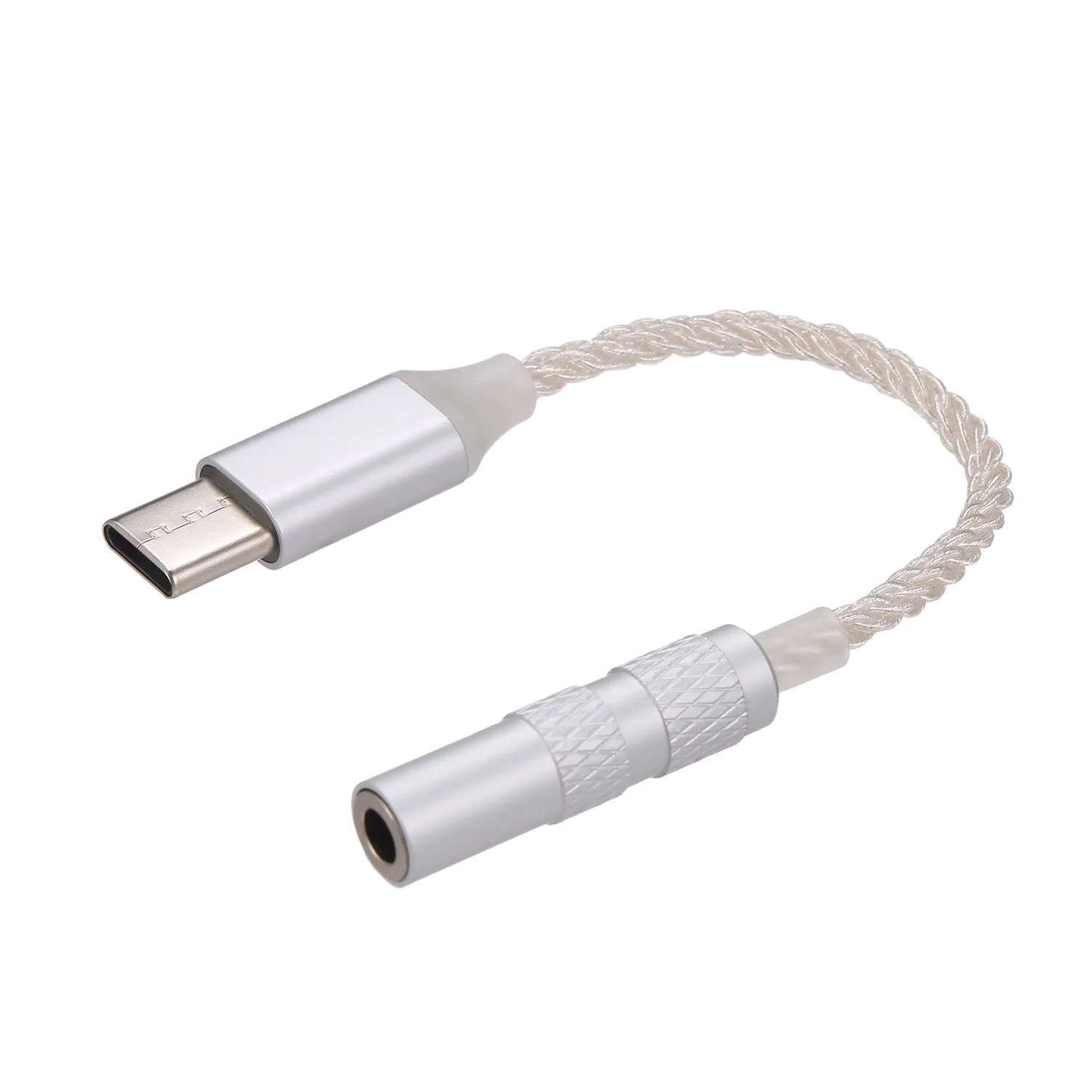 Аудиокабель для смартфонов type-C Male-3,5 мм Female Jack для подключения любого устройства с аудиоадаптером для наушников 3,5 мм