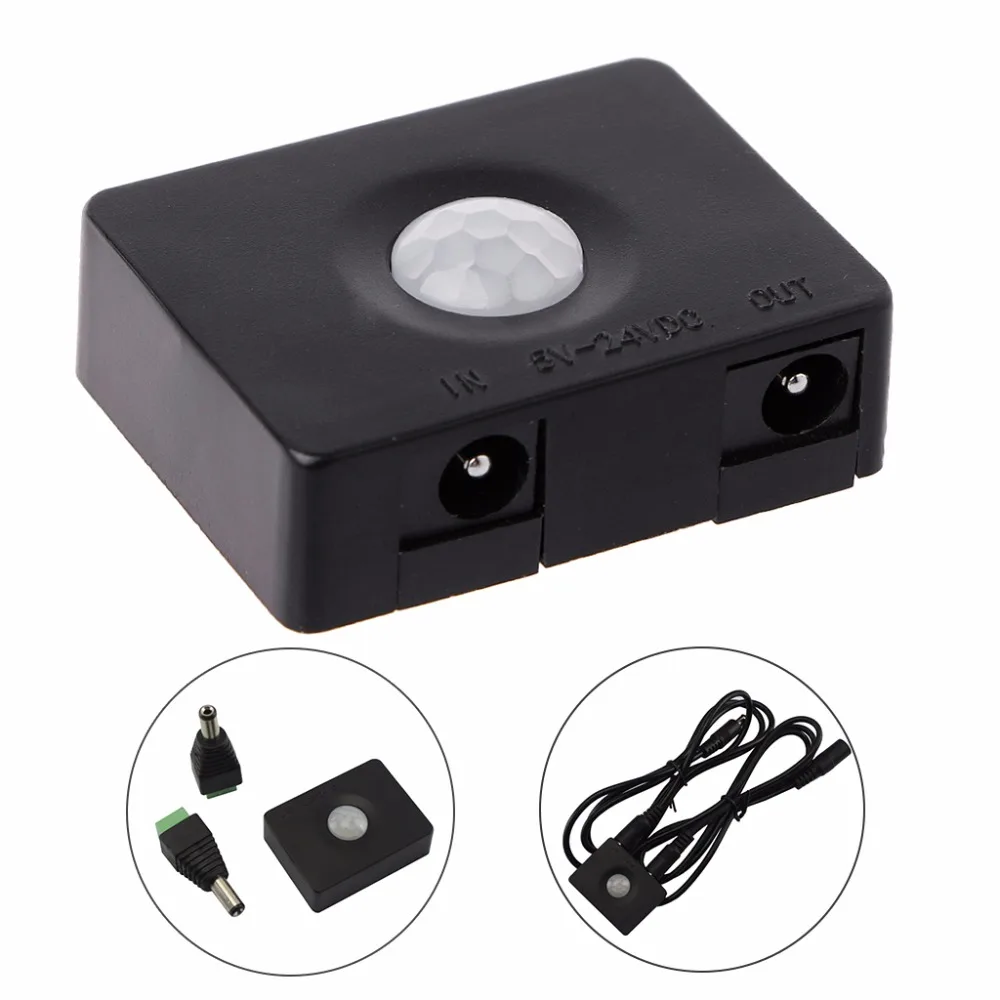 

DC 12V/24V 5A Human Body Infrared PIR Motion Sensor Switch For LED Light Strip Switches