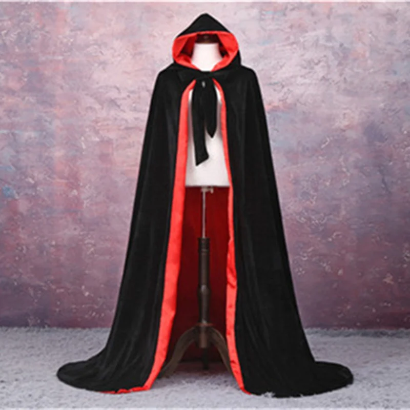 Бархатное Черное и красное свадебное пальто накидки с капюшоном, пальто принцессы, Рождественская шаль для невесты, аксессуары для улицы
