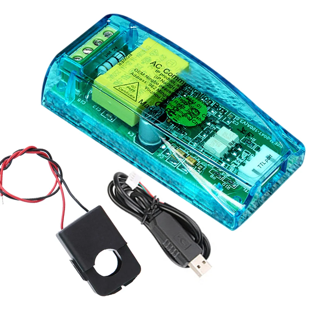 

Monitoring Communications Module Housing PC Software Mutual Inductor with TTL to USB Data Cable 100A VJ-Drop