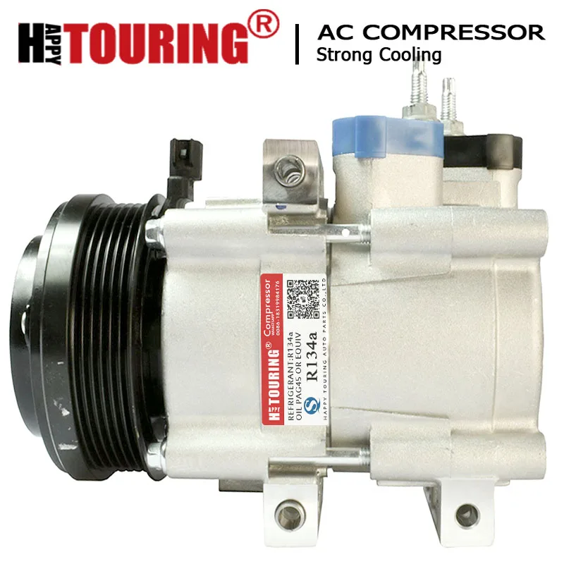 Компрессор кондиционера для 2006-2010 Ford Explorer Mercury Mountaineer V8 4.6L 6L24-19D629-GA 6L2419D629GA 8L24-19D629-EA 9L2419D629EA