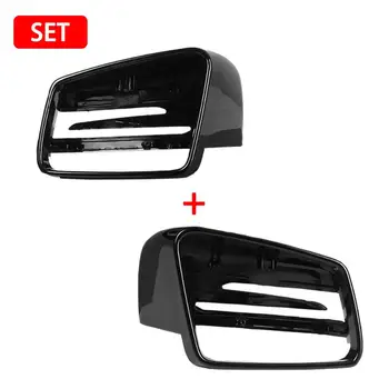 

For Mercedes-Benz C-Class W176 W246 W204 W212 W221 CLS X156 C117 Car Left/Right Wing Mirror Rearview Black Case Cover Housing
