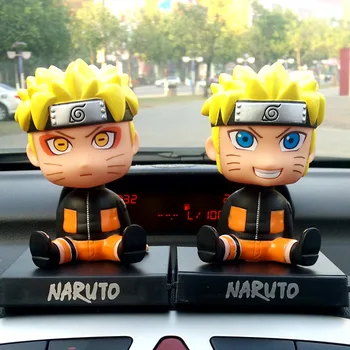 

Tefanball Car Ornaments Anime Naruto Bobble Head Car Decoration Whirlpool Naruto Automotive Dashboard Decoration Gift Toys