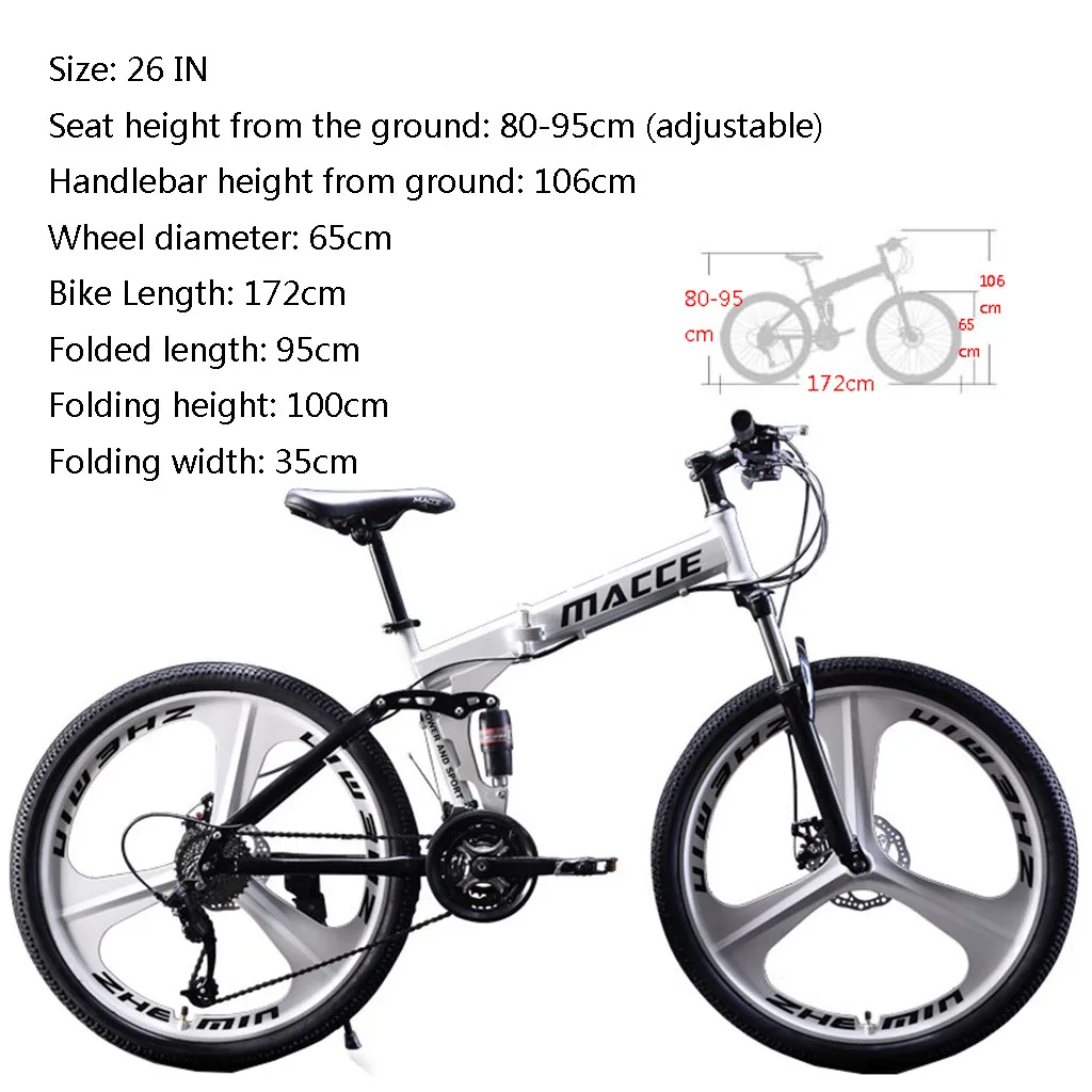 height for a 26 inch bike