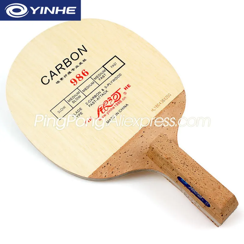YINHE 986 карбоновое лезвие для настольного тенниса (Корейская быстрая атака)