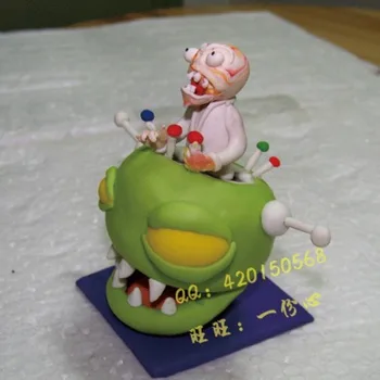 

Plants Vs Zombies pvz DR. ZOMBOSS Polymer clay doll toy / hand make