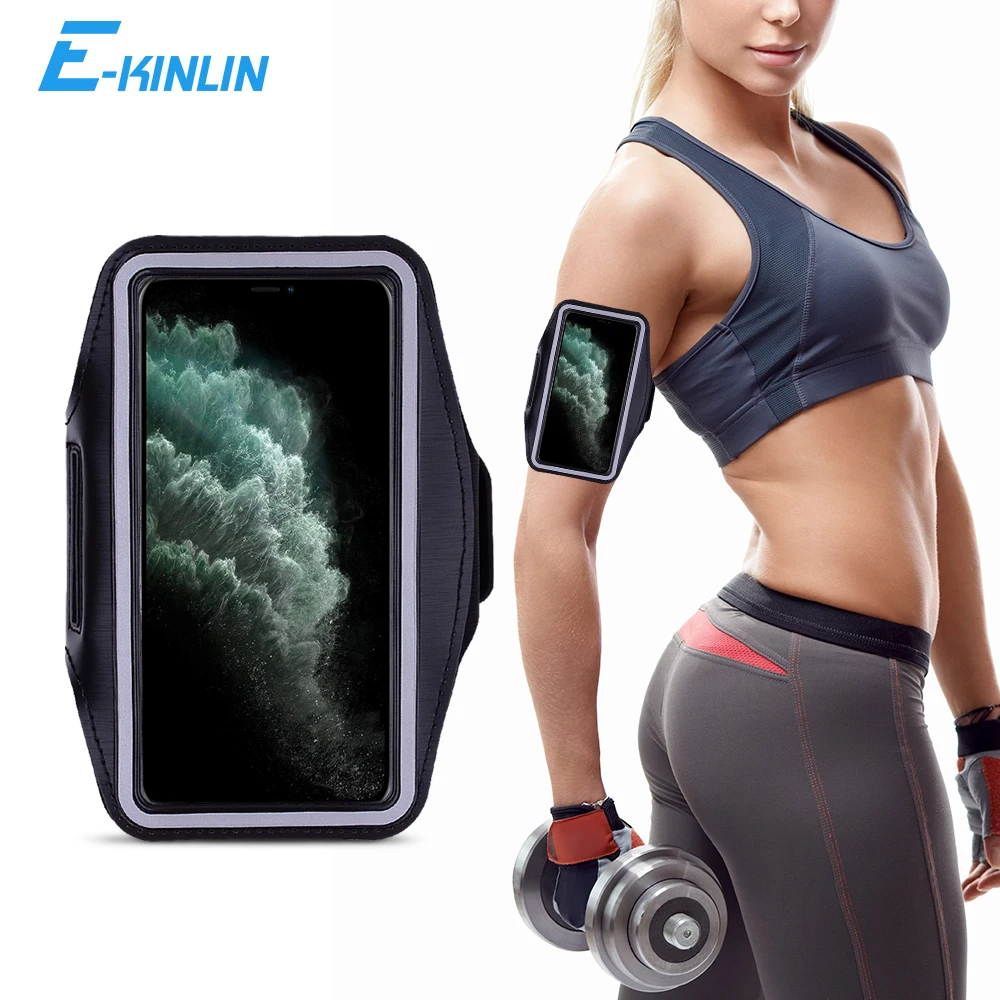 Спортивная сумка на руку для бега iPhone X XR XS 12 mini 11 Pro Max 8 7 6 6S Plus SE 5 5S 5C 4 чехол