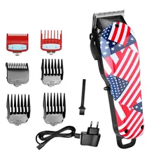 Профессиональная машинка для стрижки волос, регулируемый профессиональный триммер для волос для мужчин, электрическая машинка для стрижки волос, машинка для стрижки волос