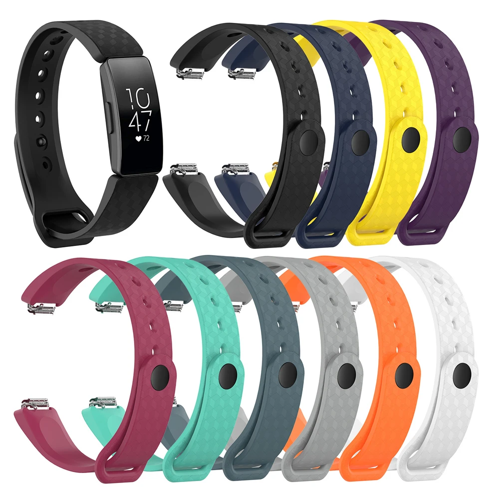 Силиконовый ремешок для часов Fitbit Inspire HR сменный спортивный Inspire/ Correa | Наручные