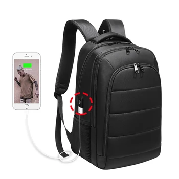 

Men 15.6" Laptop Backpack USB Charging Male Business Travel Luggage Bag Water Repellent Sports Teenage Students School Backpacks