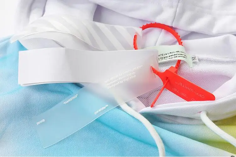 18ss Off-White OW Rendering Нью-Йорк, мужские модели влюбленных пар, осенне-зимняя хлопковая Повседневная Свободная куртка с капюшоном, толстовка с капюшоном