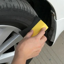 

2PCS Car Wheels Brush Multifunctional Tire Hub Waxing Sponge Cleaner Interior Cleaning Tools Polishing Brush Auto Maintenance