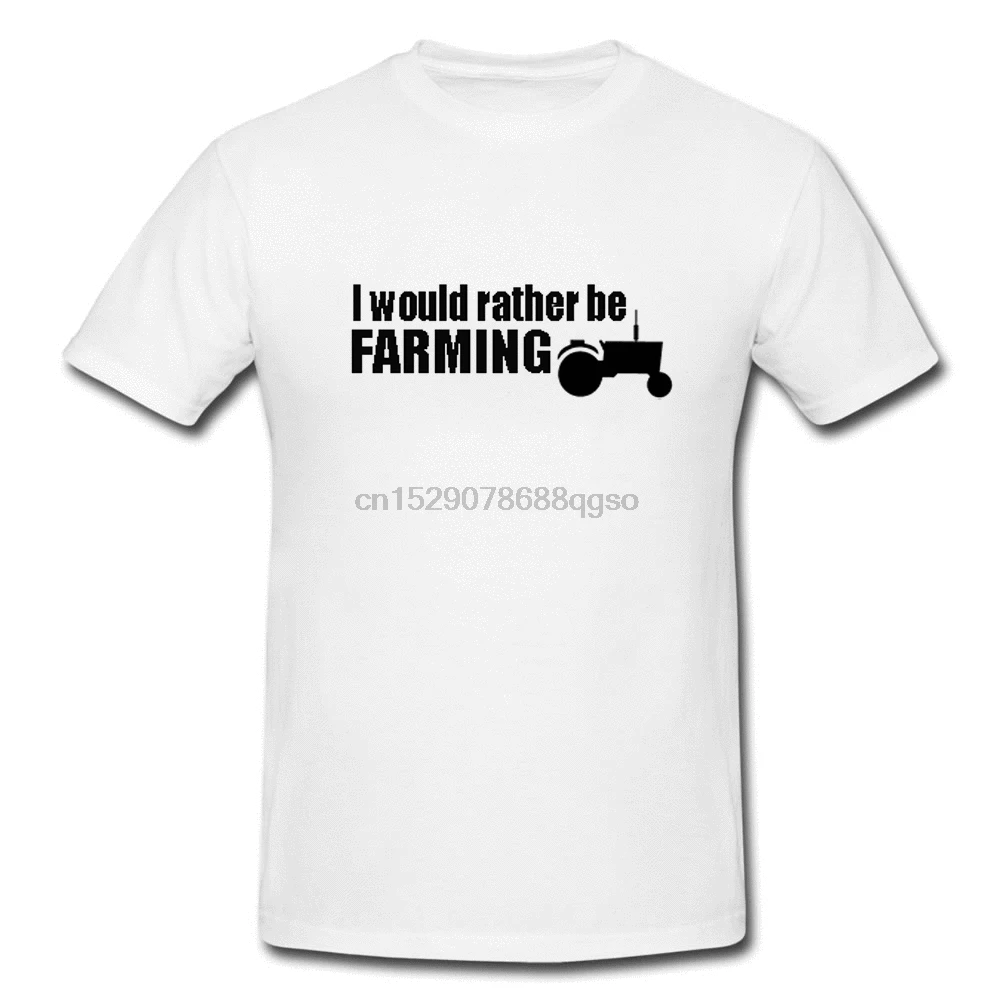 Забавная футболка для мужчин и женщин с надписью Id Rever Farming забавная в подарок