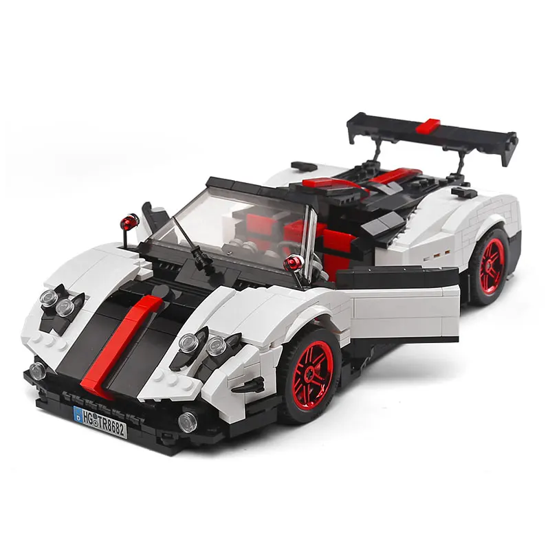 Yeshin Moc Technic машинки детские игрушки 882 шт белый Тарга Спортивная скоростная модель автомобиля Детский Рождественский подарок строительные блоки кирпичи