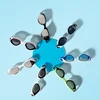 COPOZZ Professional Adult Anti-fog UV Protection Lens Men Women Swimming Goggles Waterproof Adjustable Swim Glasses in Pool 3