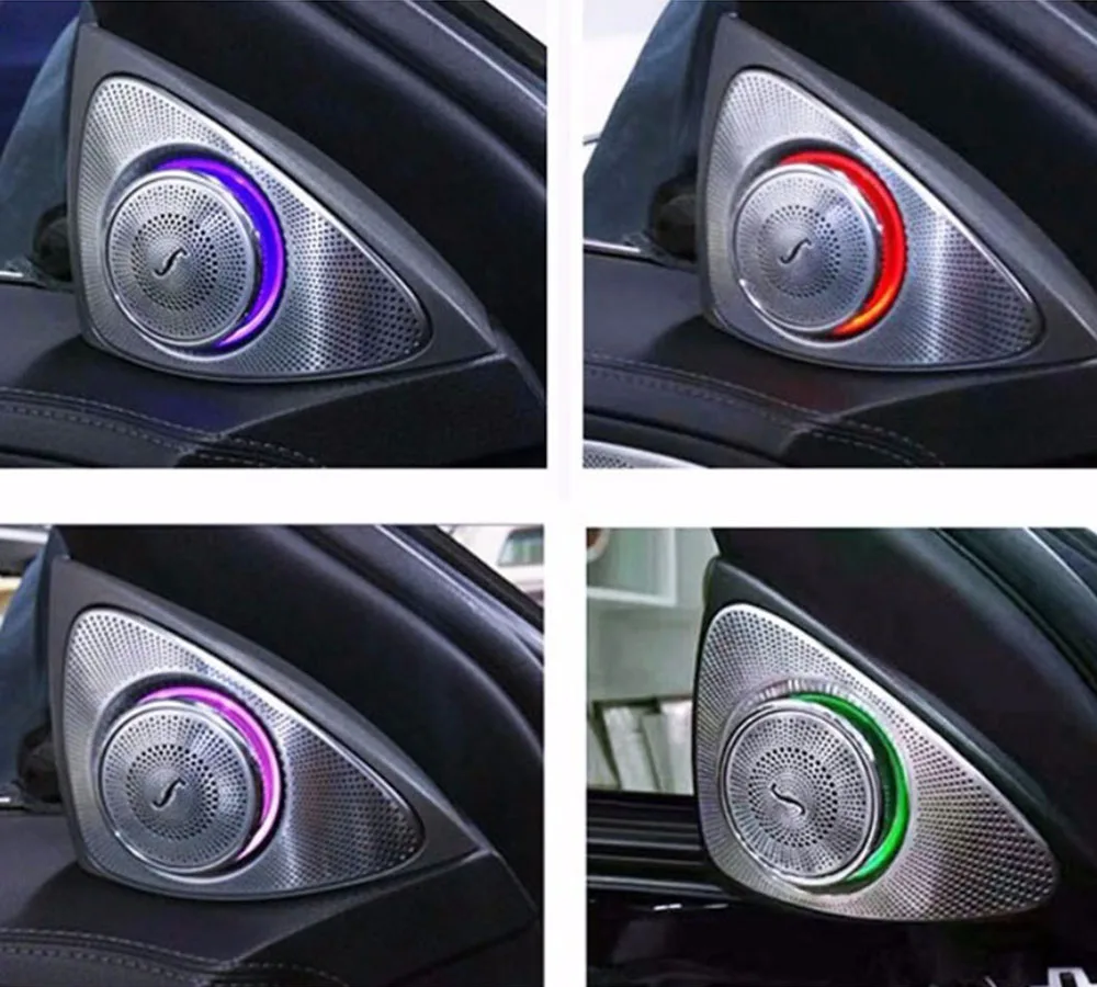 Для Mercedes-Benz S class w222 S63 S65 зеркальная крышка Twitter аудио для W222 S63 S65 S500 High End 3D динамик объемная звуковая система