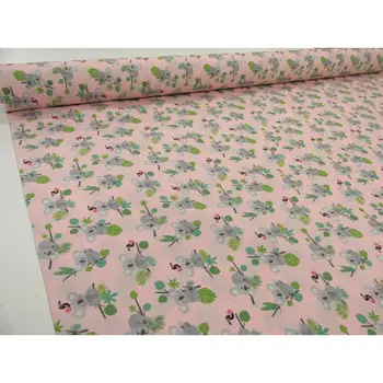 

Popelin fabric printed cotton Ref. KOALA footage 2,45 mts x width 2,80 mts