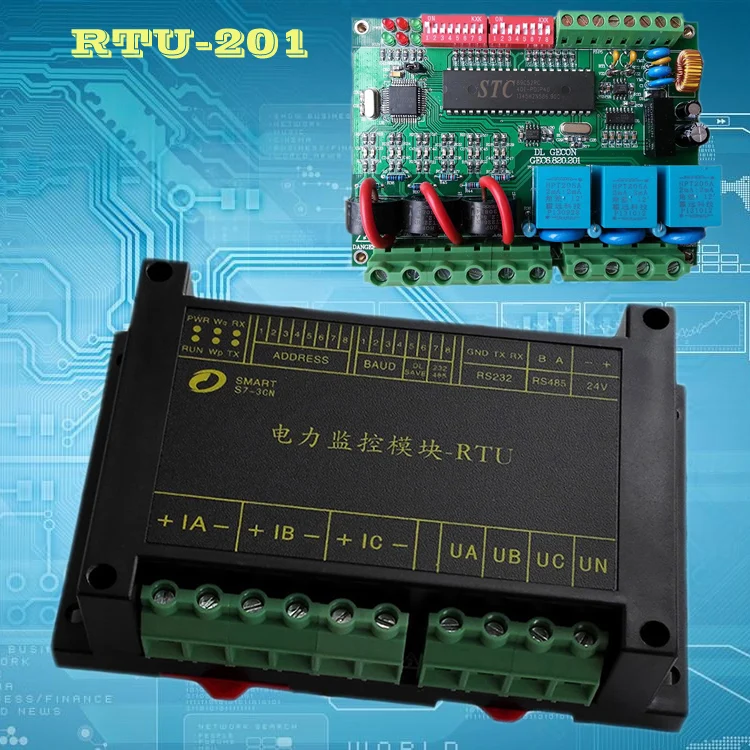 de rede eletrônico watt-hour medidor modbus