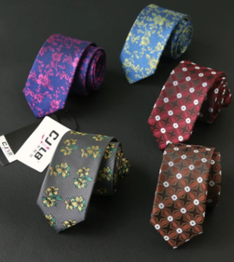 

New Style Men Ties 6cm Business Narrow Version Noeud Papillon Homme European And American Foreign Trade Casual Tie