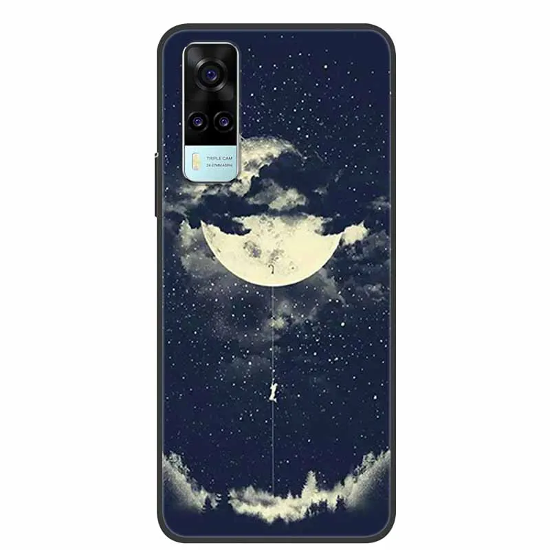 Cute Cartoon Shockproof Soft Silicone TPU Back Cover - Enhanced Protection and Style