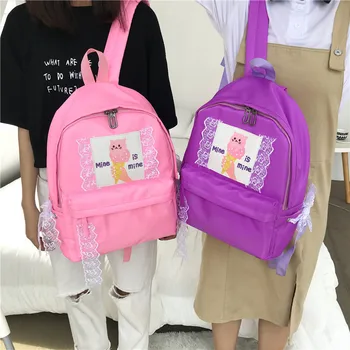 

Shiny Backpack Bookbag Shoulder-Bag Paillette Glitter Sequins Bling Female Girls Women