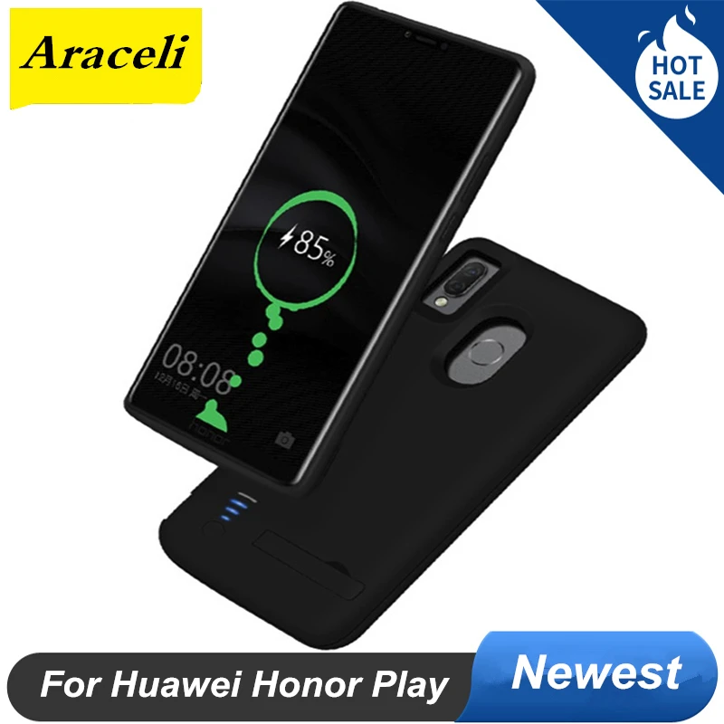 5000 мАч для Huawei Honor Play чехол аккумулятора телефона умный внешний аккумулятор