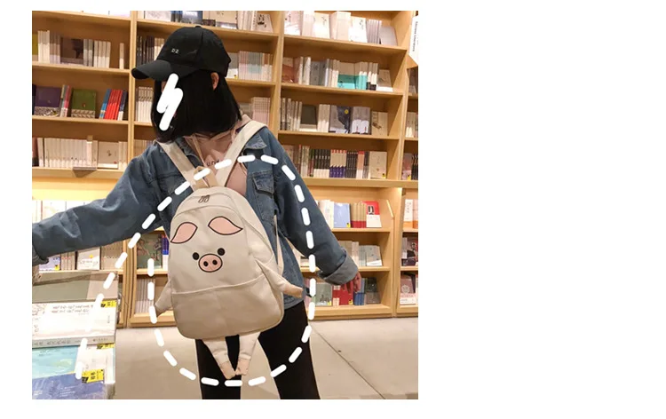 Lucky Cat сумка на плечо для девочек милый мультфильм подростка студента прекрасный холст пакет животных компаньон рюкзак коллекция