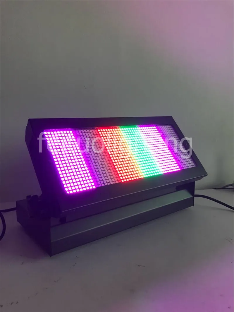 E-2pcs Pro яркость 1080*0,2 Вт RGB Led Стробоскоп вспышка светильник городской цвет