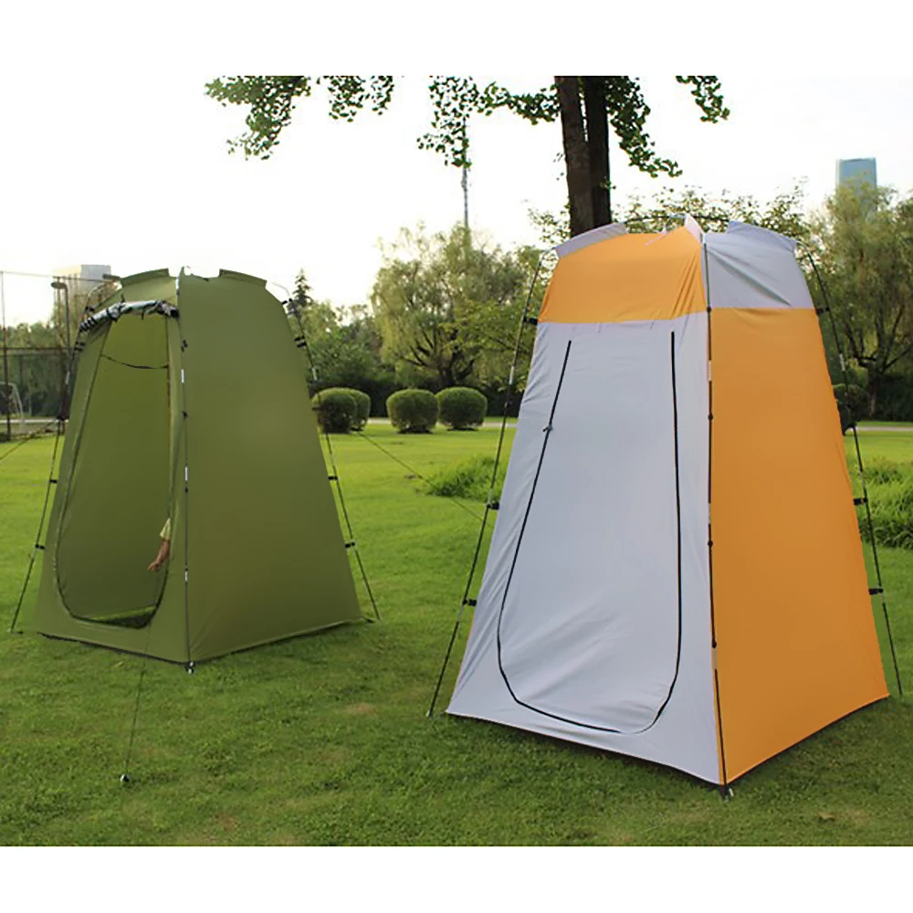 Кемпинговая палатка для душа, 6 футов, индивидуальная раздевалка для кемпинга, езды на велосипеде, туалет, душ, пляж, открытый солнцезащитный козырек, водонепроницаемая палатка