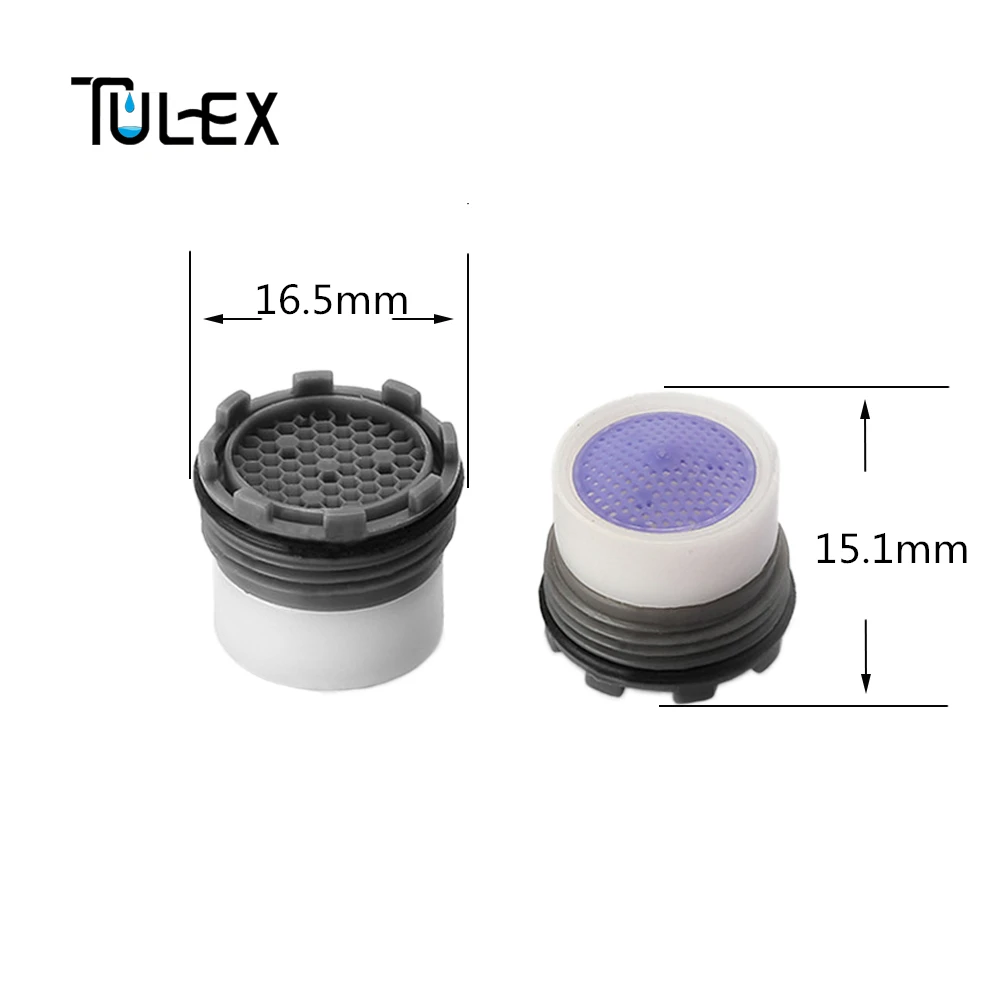 TULEX аэратор для крана водосберегающее 16,5 мм фильтра резьбы папа 6-8L/мин носик барботер фильтр нажмите аксессуары ванной комнаты в прятки в основную часть