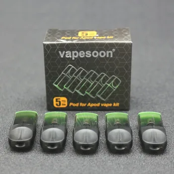 

New Listing 5pcs/lot Empty Pod 1.2ml Refillable Cartidge Vape System for Vapesoon Apod Pod Kit