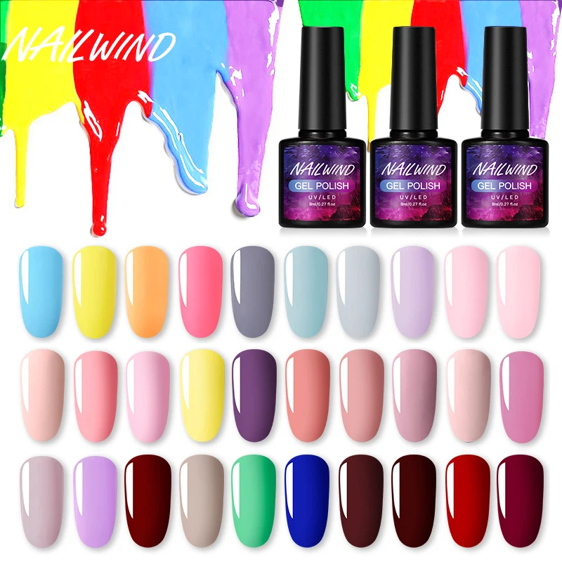 NAILWIND набор гель-лаков для маникюра все УФ-светодиодный Полупостоянный Гибридный