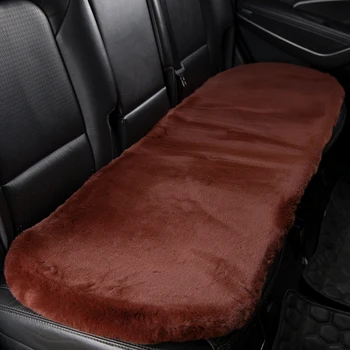 

KAWOSEN Faux Rabbit Fur Car Rear Seat Cover, Cute Car Interior Accessorie Car Cushion Cover Styling,Plush Seat Covers FFSC03