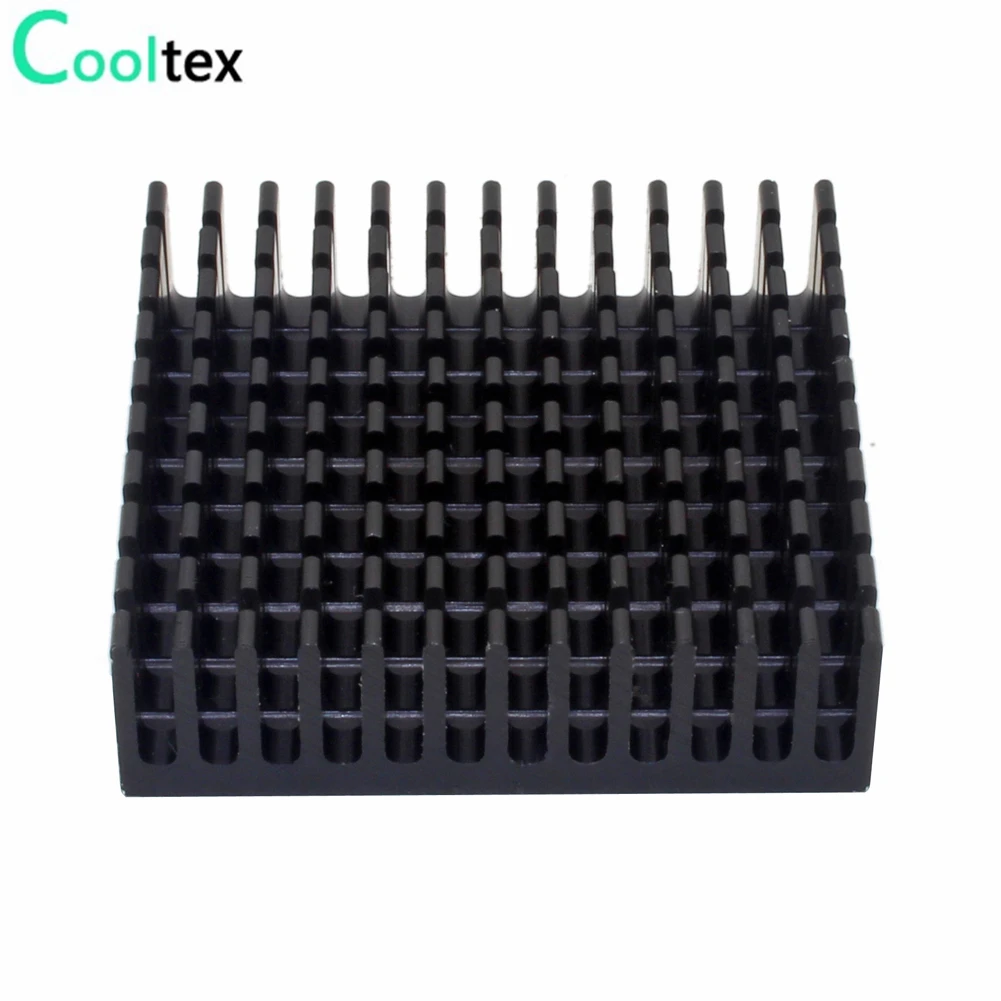 Dissipador de Alumínio para Chip Eletrônico ic Led Dissipador de Calor Radiador Refrigerador Tap Condutiva Térmica Pcs 40x40x11 mm - Imagem 6
