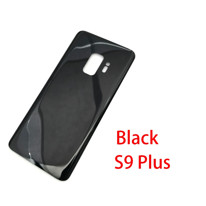 10 шт./лот для samsung Galaxy S9 G960F S9 Plus G965F батарея задняя крышка стекло задняя дверь замена наклейка на жилье клей - Цвет: S9 Plus Black