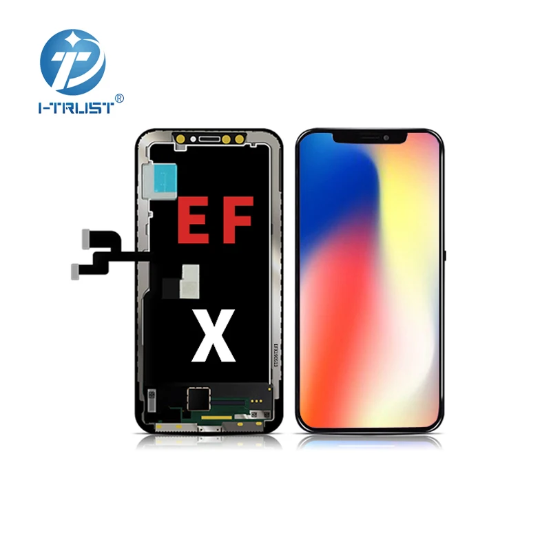 Оригинальный ЖК-дисплей amoled 1:1 гибкий качественный сенсорный экран для iphone X