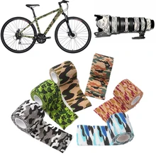 Bionics самоклеящаяся Нетканая Камуфляжная Лента Для Охоты Военная камуфляжная обертка ленты Пейнтбольный пистолет стрельба стрейч бинт