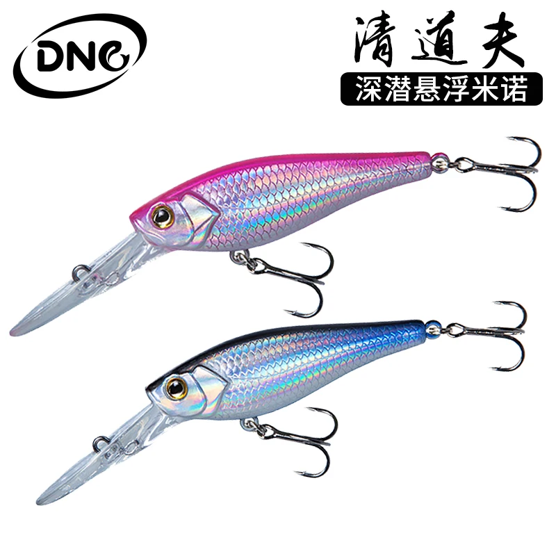 

NEW Fishing Lure Isca Artificial Suspension Minnow Wobbler For Bass Trout Seabass Fish Dropshipping Bait 60mm 7.5g Depth:1.8-2m