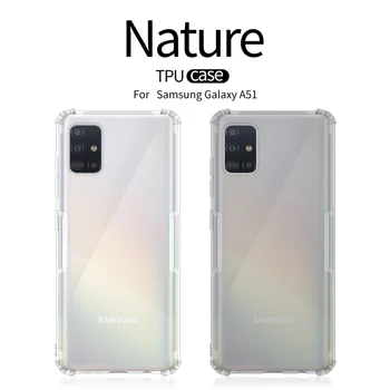 

NILLKIN Nature Transparent soft TPU case for Samsung Galaxy A51 shockproof case back cover for Samsung A51