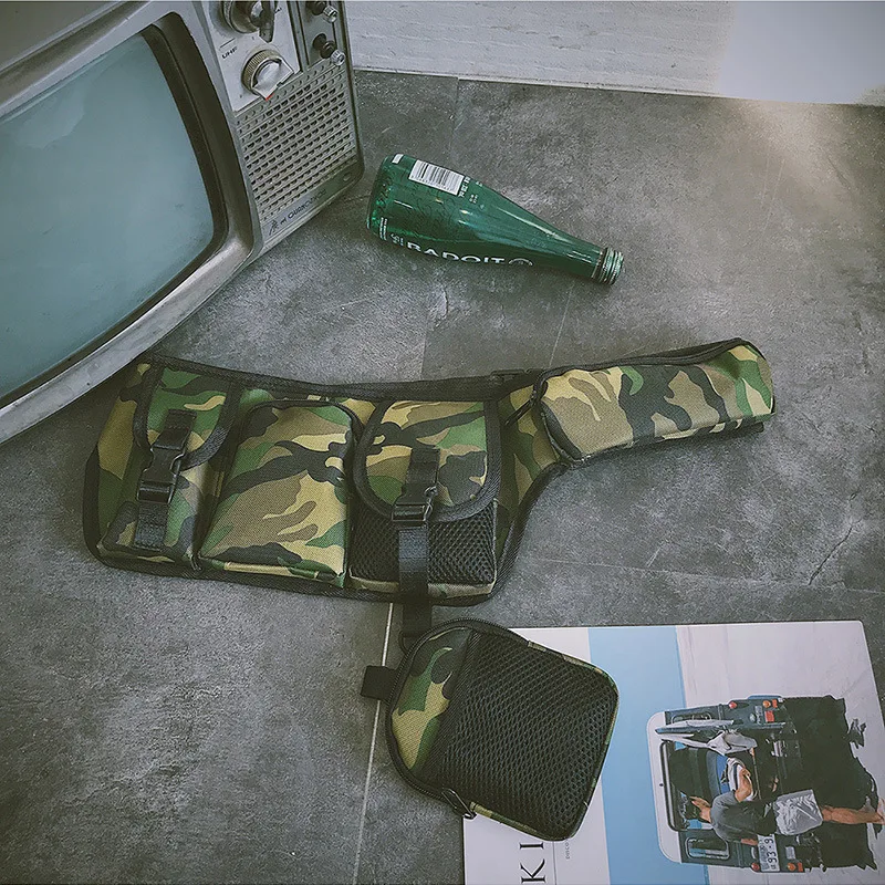 

2019 New Style Camouflage Oxford Cloth Chicken Game Wallet MEN'S AND WOMEN'S Sports Waist Pack Over-the-shoulder Bag