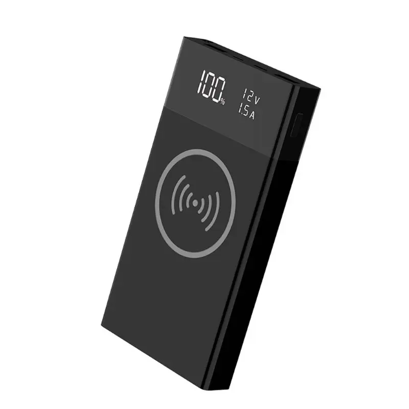 6x18650 аккумулятор DIY Qi Беспроводное зарядное устройство QC3.0 usb type C PD Внешний Аккумулятор Чехол N0HC
