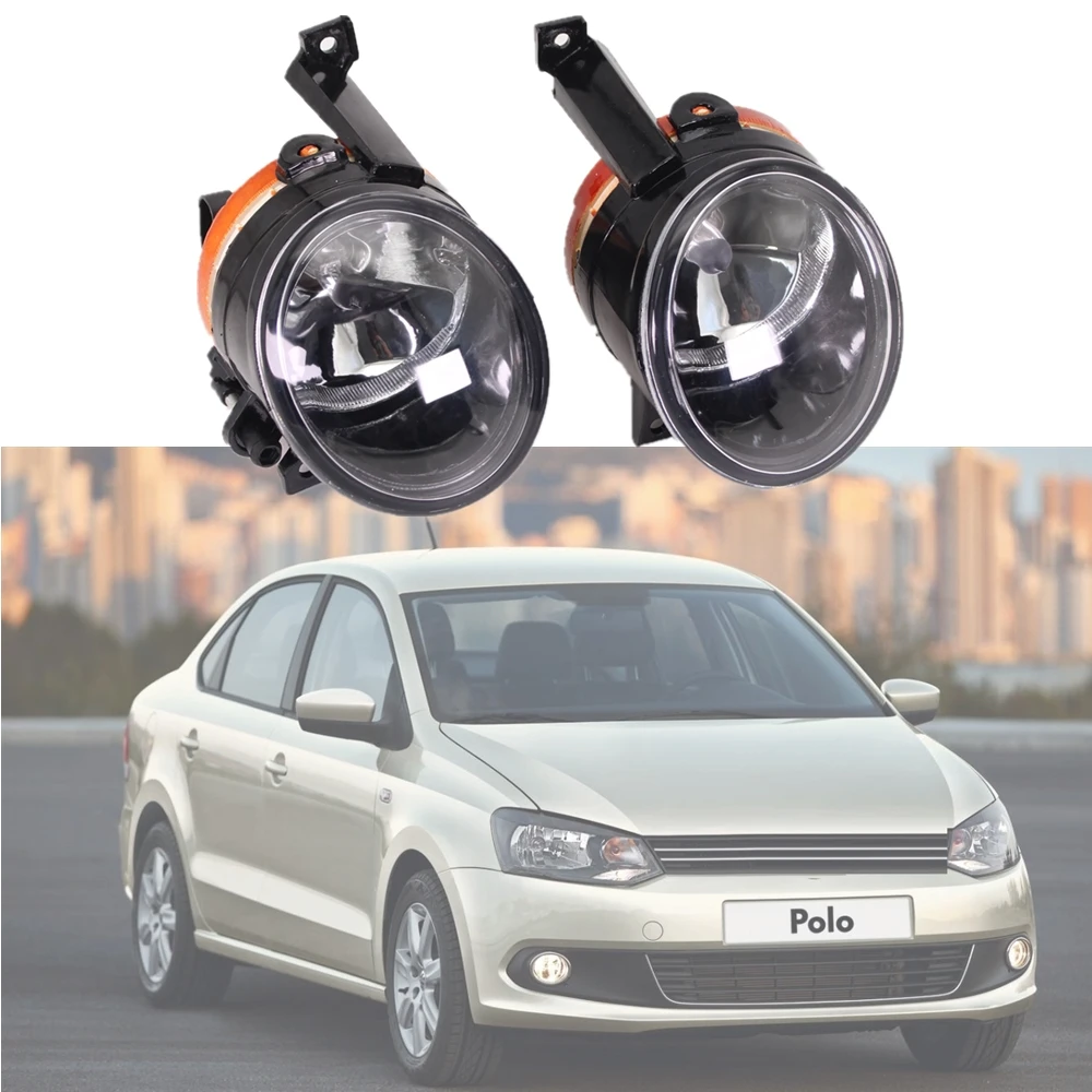 

Для VW Polo Sedan 2011 2012 2013 2014 2015 2016 автомобильный Стайлинг передний бампер Галогенные Противотуманные фары с лампами