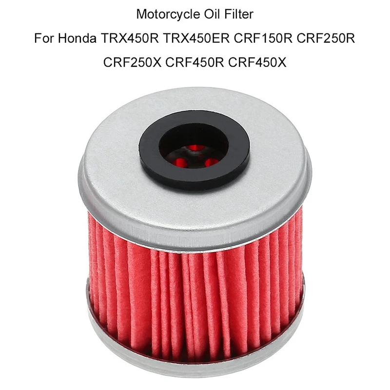 4 шт. масляный фильтр подходит для Honda TRX450R TRX 450R TRX450ER 2004 2005 2006 2007 2008 2009