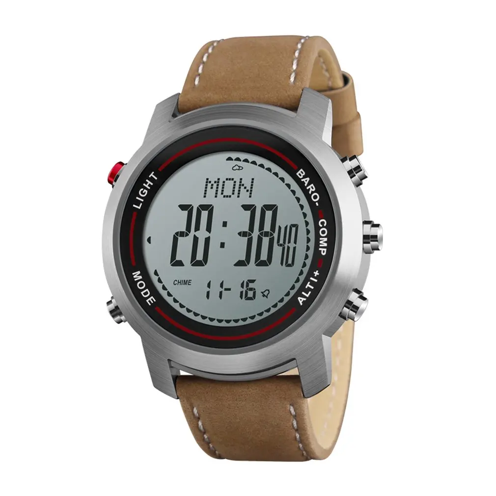 

Professional Men's Outdoor MG03 Smart Bluetooth Watch Genuine Leather trap with Camera SIM Card smart Wristwatch for Android