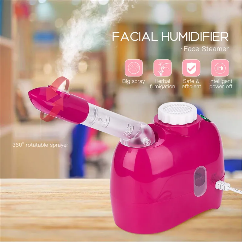 

Facial Steamer Sprayer Humidifier Oil Control Blackhead Wrinkle Remover Cleaner Beauty Instrument Face Skin Care Relaxation